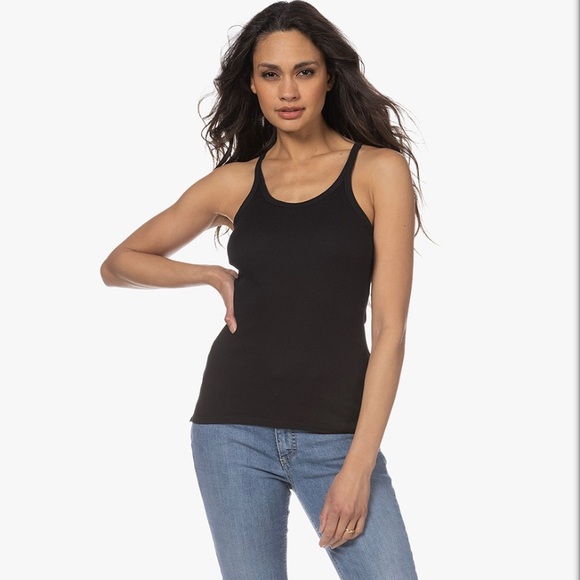Zadig&Voltaire Alba Wing Ribbed Tank Top Black. S/S 2023 Collection 🖤 New w/tag - Picture 1 of 10